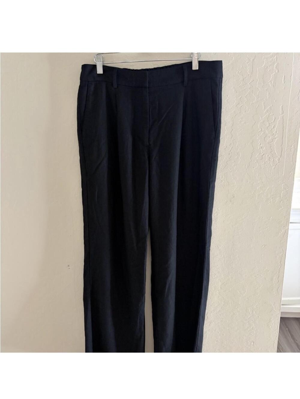 Old Navy Black Women's linen Trousers